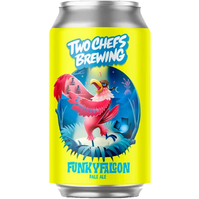 Two chefs brewing Funky falcon