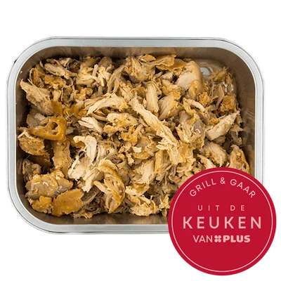 Uit de keuken van PLUS Pulled Chicken 500 gram