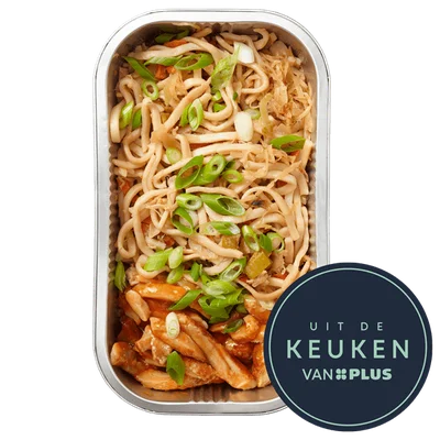 Uit de keuken van PLUS Bami met ajam pangang 450 gram