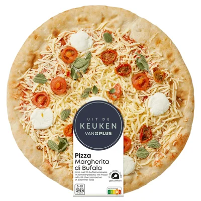 Uit de keuken van PLUS Pizza Margherita di Bufala Krimp 436 g