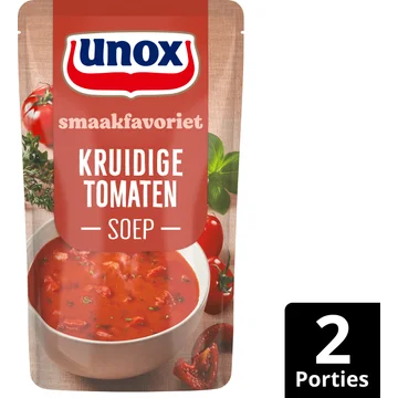 Unox Smaakfavoriet Soep In Zak Kruidige Tomaten 570 ml