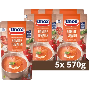 Unox Soep Tomaat Creme - 5 x 570ML