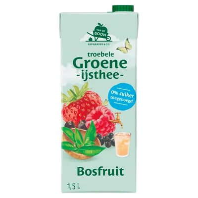 Van de Boom Groene thee bosfruit Pak 1500 ml