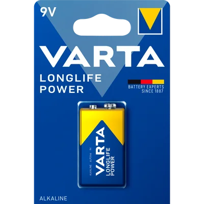 Varta Batterij 9 volt longlife power