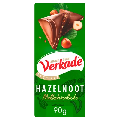 Verkade Chocoladereep hazelnoot