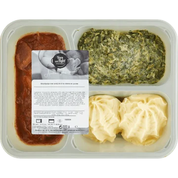 Vers Aan Tafel Stoofpotje met Andijvie à la Crème en Puree 500 g