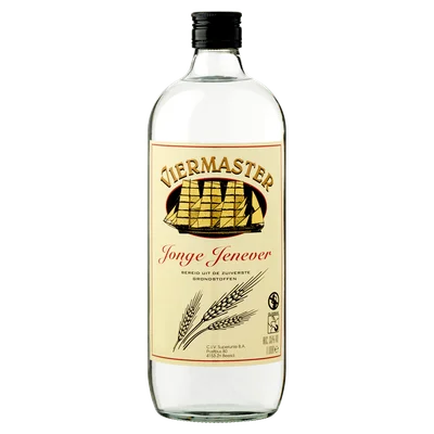 Viermaster Jonge Jenever Fles 1000 ml