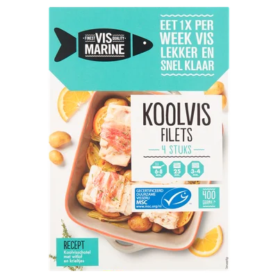 Vis Marine Koolvisfilet 4 stuks