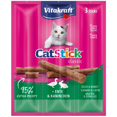 Vitakraft Kattensnacks stick mini eend-konijn