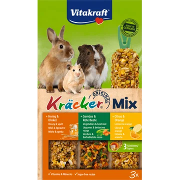 Vitakraft Original Kräcker Trio-Mix Citrus & Orange 168 g
