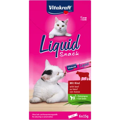 Vitakraft Kattensnacks liquid rund 6 st.