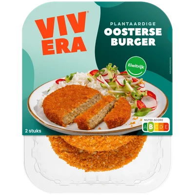 Vivera Oosterse burger Stuk 200 g