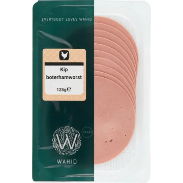Wahid Kip Boterhamworst 125 g