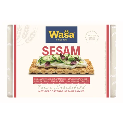 Wasa Knäckebröd Sesam 18 stuks Wikkel 250 g