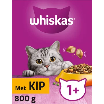Whiskas Adult Kattenbrokken Kip doos 800 g