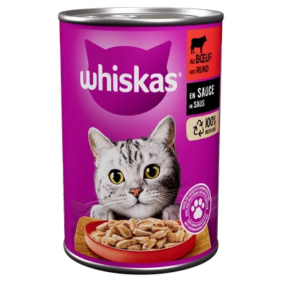 Whiskas Saus rundvlees