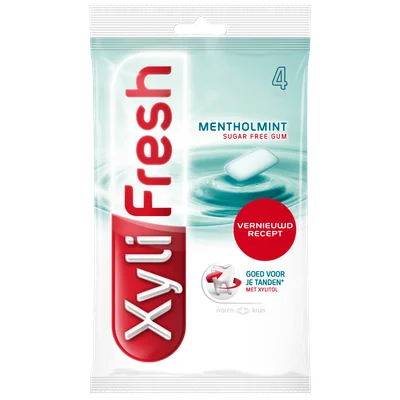 Xylifresh Mentholmint 4 stuks