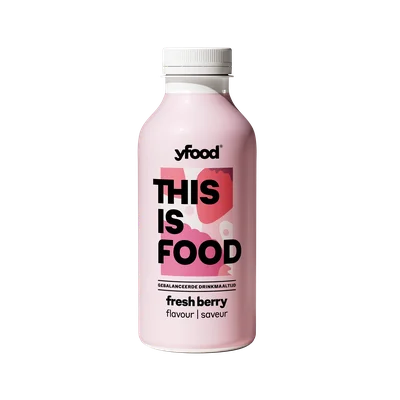 Yfood Drink Cold Brew Fresh Berry Fles 500 ml