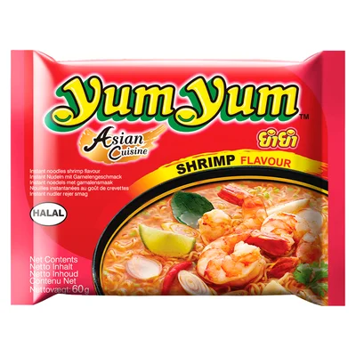 Yum Yum Noodles garnalen