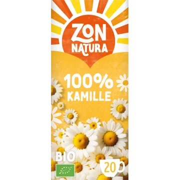Zonnatura Bio 100% Kamille 20 Zakjes 28 g