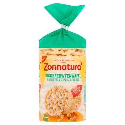 Zonnatura Kikkererwtenwafel Rol 100 g