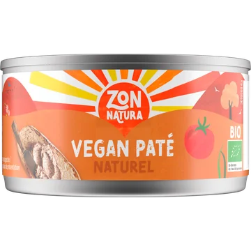 Zonnatura Biologische Vega Pate Naturel 125 g