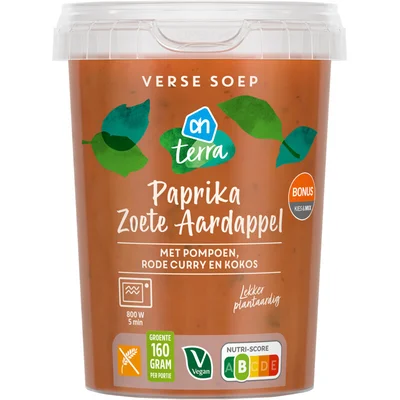 AH Verse soep paprika zoete aardappel