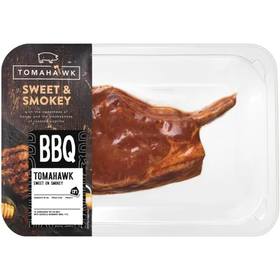 AH BBQ tomahawk sweet & smokey