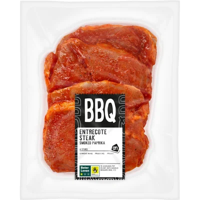 AH BBQ entrecote steak smoked paprika