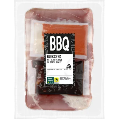AH BBQ buikspek met glaze en kruiden