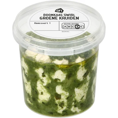 AH Roomkaas swirl groene kruiden