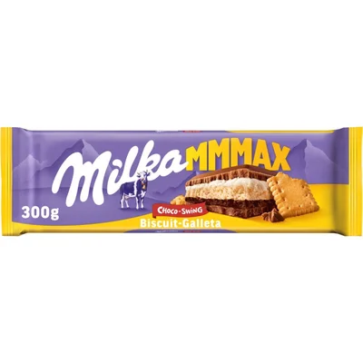 Milka Mmmax chocoladereep choco-swing biscuit