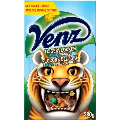 Venz Tijgervlokken melk & vanille