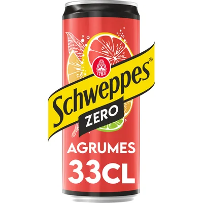 Schweppes Agrumes zero