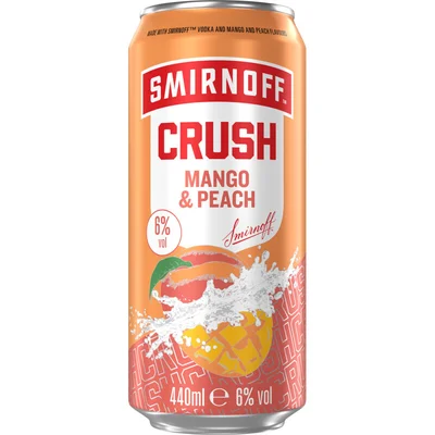 Smirnoff Crush mango & peach
