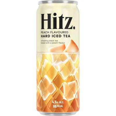 Hitz Hard iced tea peach flavoured