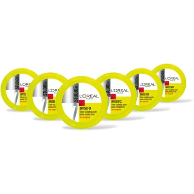 Studio Line Invisi Fix clean sculpting paste 6-pack