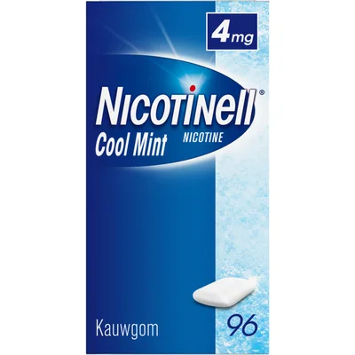 Nicotinell Coolmint nicotine kauwgom 4mg