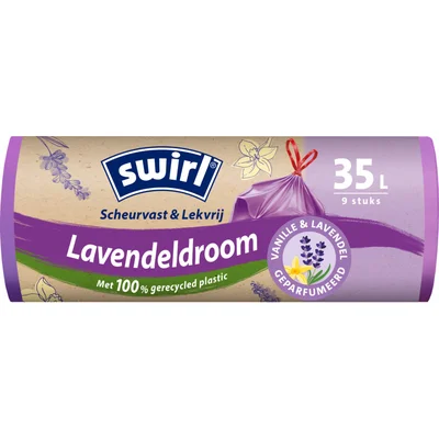 Swirl Vuilniszakken lavendeldroom 35liter