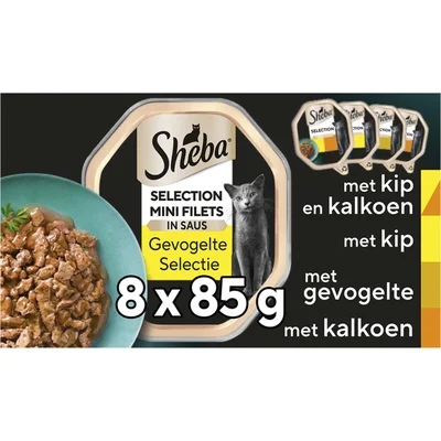 Sheba Mini filets gevogelte in saus