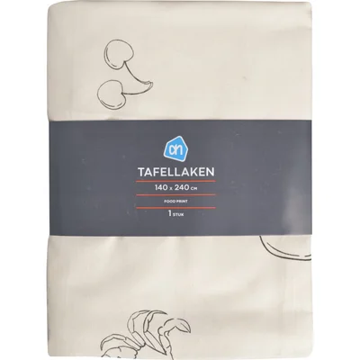 AH Tafellaken food print 140x240 cm