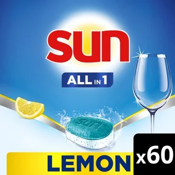 Sun All-in 1 Vaatwastabletten Citroen 60 tabletten