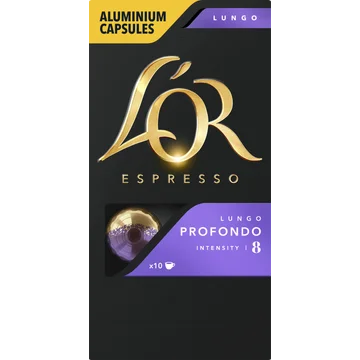 L'OR Espresso Lungo Profondo Aluminium Capsules 10 Stuks 52 g