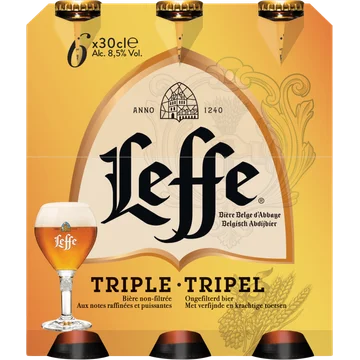 Leffe Triple Belgisch Abdijbier Flessen 6 x 30 cl 