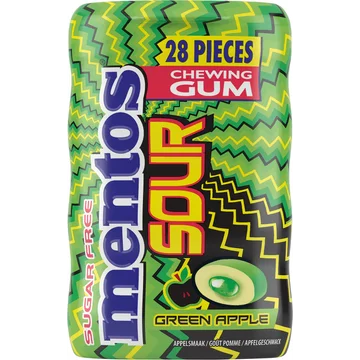 MENTOS GUM Sour Apple 28 Stuks