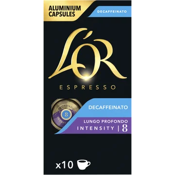 L'OR Espresso Decaffeinato Lungo Profondo 10 Capsules 52 g