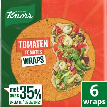 Knorr Wraps Tomaten 6 stuks