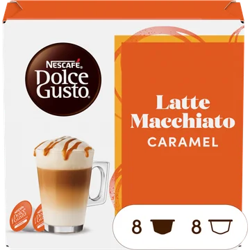 NESCAFÉ Dolce Gusto, Caramel Macchiato, 16 capsules, 146 gr
