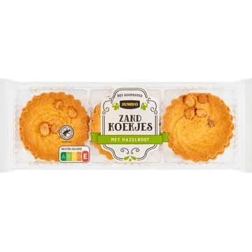 Jumbo Zandkoekjes met Hazelnoot met Roomboter 200 g