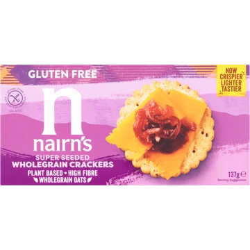 Nairn's Gluten Free Super Seeded Wholegrain Crackers 24 Stuks 137 g